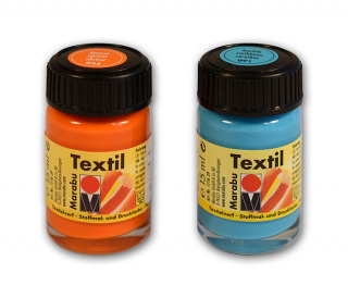 Краска для светлой ткани на водной основе Marabu Textil, 15 мл