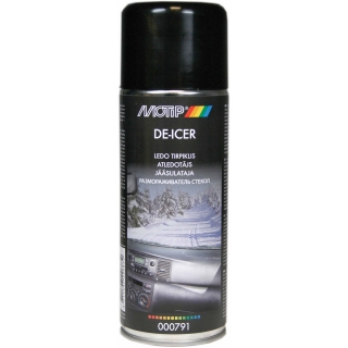 Размораживатель стекол и зеркал Motip Black Line, препятствует образованию наледи, 300 мл