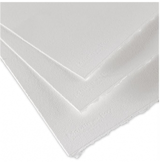 Бумага для акварели Canson Moulin du Roy 300г/кв.м (хлопок) 56*76см Фин цвет натуральный белый 10л/упак