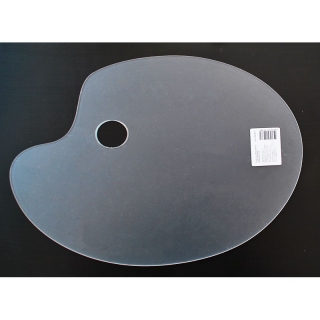 Овальная акриловая палитра Сонет для смешивания красок, без ячеек