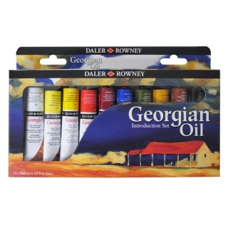 Набор масляных красок Daler Rowney Georgian INTRODUCTION SET, 10 x 22 мл