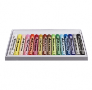 Пастель масляная "Oil Pastels" Pentel, 16 цветов