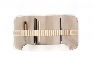 Пенал-скрутка для хранения кистей Малевичъ, 26х48 см, бежевый