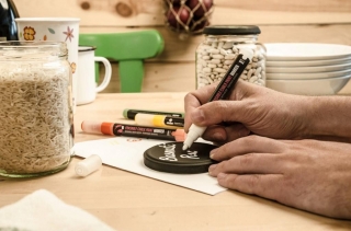 Меловой маркер стираемый MTN PRO Chalk Marker для меловых досок, стекла, 8 мм