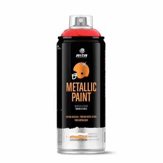 Аэрозольная краска с глянцевым эффектом металлик MTN PRO Metallic Paint для внутренних и наружных работ, 400 мл