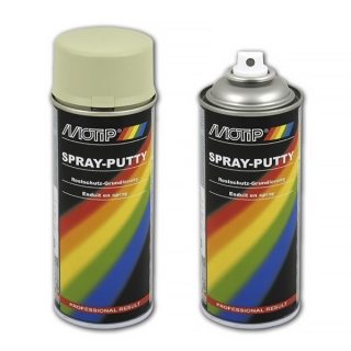 Шпатлевка-наполнитель MOTiP для металла, дерева, пластика, аэрозоль 400 мл