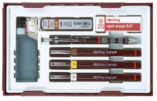 Набор изографов College, толщина линии 0.25, 0.35, 0.5 мм