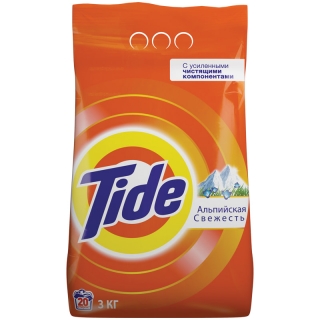 Порошок для машинной стирки Tide Альпийская свежесть, 3кг