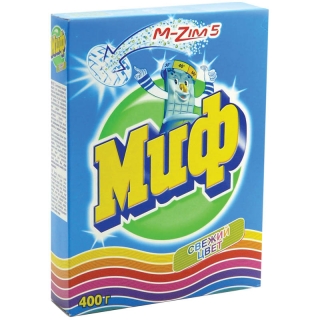 Порошок для машинной стирки Миф Свежий цвет, 400г