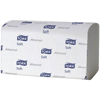 Полотенца бумажные лист. Tork XpressMultifold Advanced.Soft(М-сл)(Н2), 2-слойные, 136л/пач, белые
