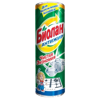 Средство чистящее Биолан Антижир, порошок, 400г