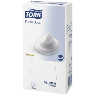 Картридж с жидким мылом-пеной Tork Premium (S34), 800мл