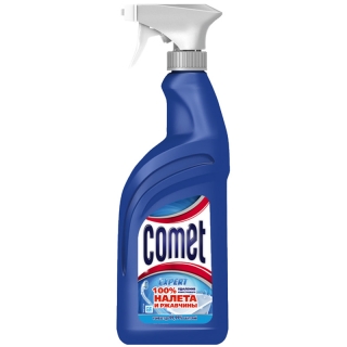 Чистящее средство Comet спрей для ванн, с курком, 500мл