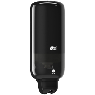 Диспенсер для жидкого мыла Tork Elevation(S1), пластик, механический, черный, 1л