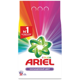 Порошок для машинной стирки Ariel Color, 3кг
