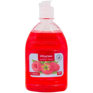 Мыло жидкое OfficeClean Малина, 500мл
