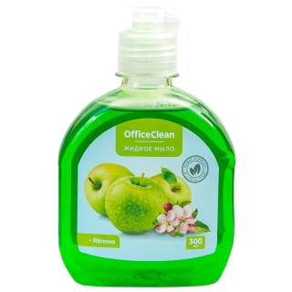 Мыло жидкое OfficeClean Яблоко, 300мл
