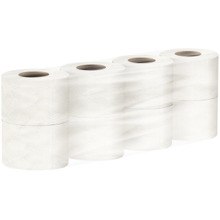 Бумага туалетная Veiro Professional Premium, 2-слойн., 8шт., 25 м/рул, белая