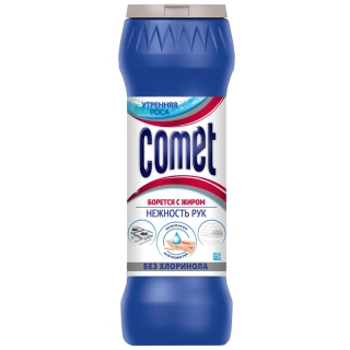 Средство чистящее Comet Утренняя роса, порошок, без хлоринола, 475г