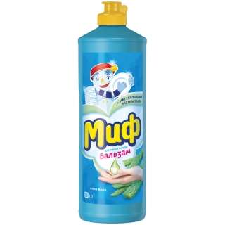 Средство для мытья посуды Миф Бальзам Алоэ Вера, 1л