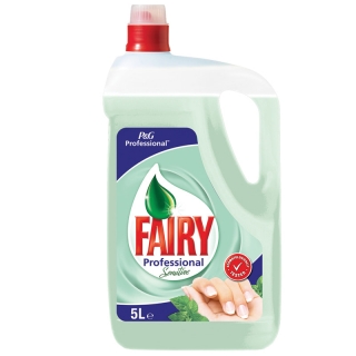 Средство для мытья посуды Fairy Professional Sensitive Зеленый чай, канистра, 5л