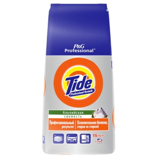Порошок для машинной стирки Tide Альпийская свежесть, 15кг