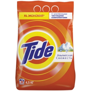 Порошок для машинной стирки Tide Альпийская свежесть, 4,5кг