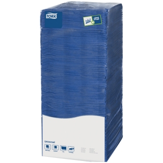 Салфетки бумажные Tork Universal, 1 слойн., 25*25см, темно-синие, 500шт.