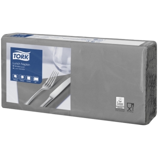 Салфетки бумажные Tork Advanced, 2-слойные, 33*32,6см, серые, 200шт.