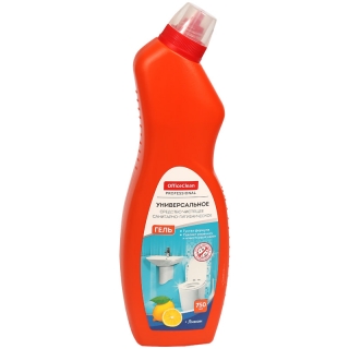 Чистящее средство санитарно-гигиеническое OfficeClean Professional Лимон, гель, 750мл