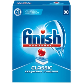 Таблетки для посудомоечной машины Finish Classic PowerBall, 90шт.