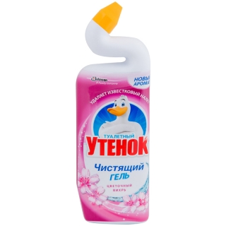 Средство для туалета Туалетный утенок Цветочный вихрь, 750мл