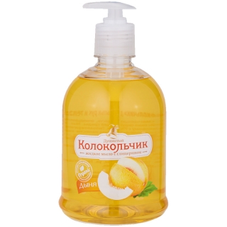 Мыло жидкое Душистый Колокольчик Дыня, с дозатором, 500мл