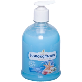 Мыло-крем жидкое Душистый Колокольчик Морская свежесть, с дозатором, 500мл