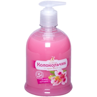 Мыло-крем жидкое Душистый Колокольчик Дикая орхидея, с дозатором, 500мл