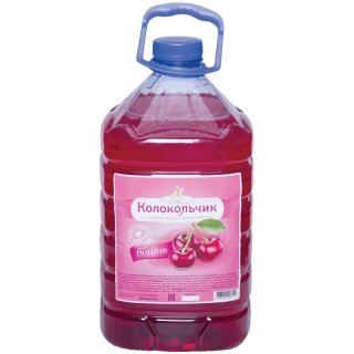 Мыло жидкое Душистый Колокольчик Вишня, ПЭТ, 5л