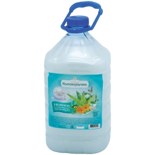 Мыло-крем жидкое "Душистый Колокольчик" Нежное антибактериальное, перламутровое, ПЭТ, 5л