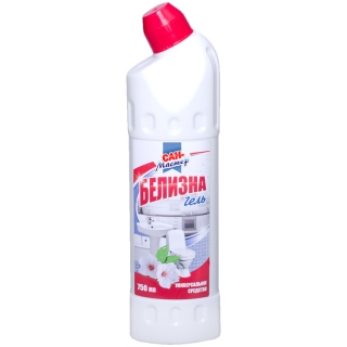 Средство чистящее отбеливающее Сан-Мастер Белизна гель, 750мл