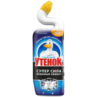 Средство для туалета Туалетный утенок Супер сила. Видимый эффект, 500мл