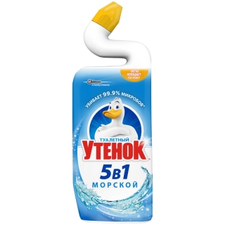Средство для туалета Туалетный утенок Морской, 5в1, 500мл