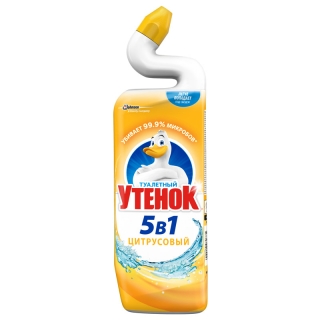 Средство для туалета Туалетный утенок Цитрус, 5в1, 900мл
