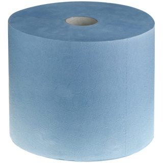 Протирочная бумага в рулонах OfficeCleanProfessional 2 слойн., 350м/рул, синяя люкс