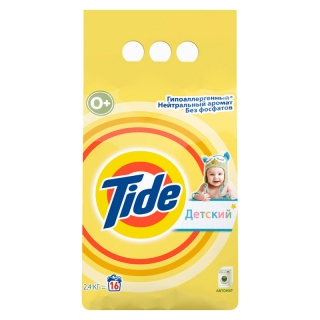Порошок для машинной стирки Tide Детский, 2,4кг
