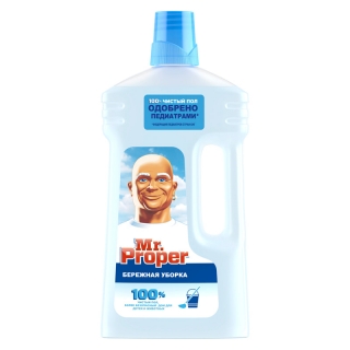 Средство для мытья полов Mr.Proper "Бережная уборка", 1л