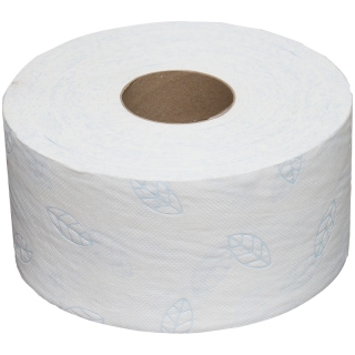 Бумага туалетная OfficeClean Premium(T2) 2-слойная, мини-рулон, 170м/рул, мягкая, тиснение,белая