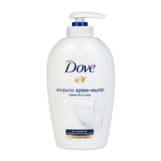 Мыло-крем жидкое Dove Красота и уход, с дозатором, 250мл