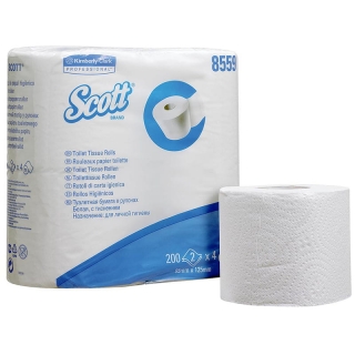 Бумага туалетная Kimberly Clark Scott Perfom 2-слойная, 25м/рул., 4шт.