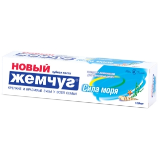 Зубная паста Новый Жемчуг Сила Моря, 100мл