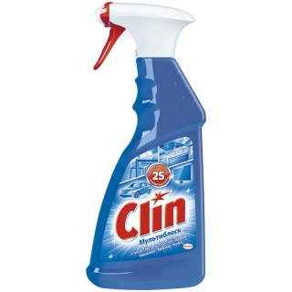 Средство для мытья стекол и других поверхностей Clin Мультиблеск, 500мл