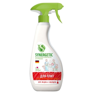 Средство чистящее для кухонных плит и поверхностей Synergetic, спрей, биоразлагаемый, 500мл